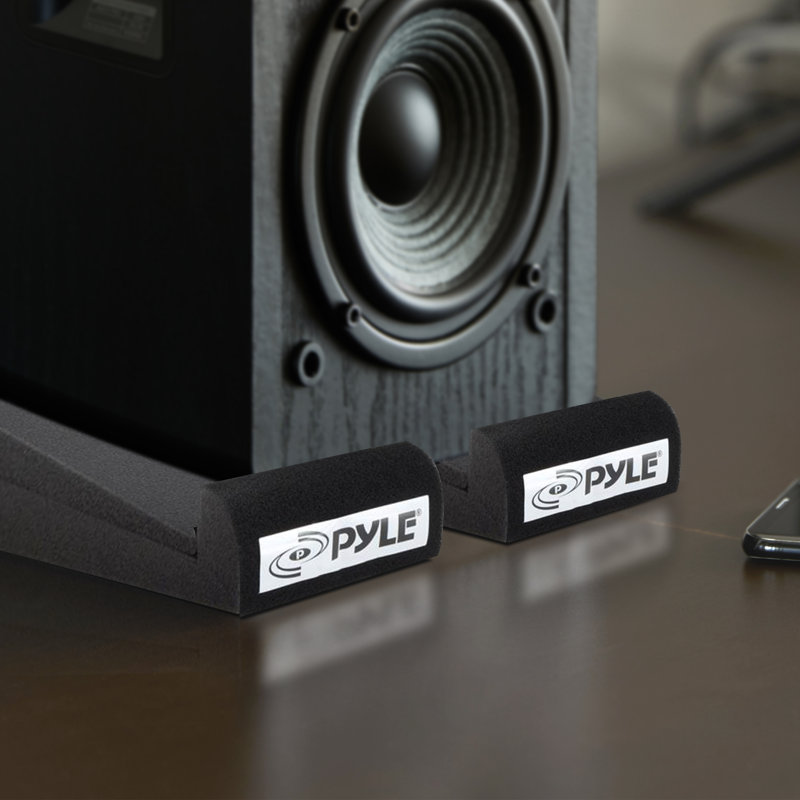 Pyle Sound Dampening Universal Speaker Riser